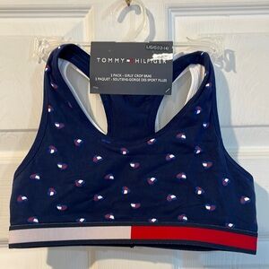 Tommy Hilfiger Large(12-14) 2 Pack Girls Crop Bras